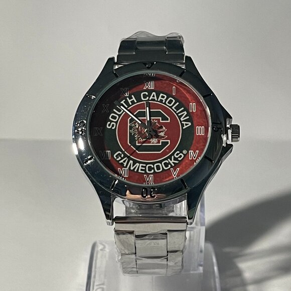 South Carolina Gamecocks NCAA Stainless-Steel Watch NEW - Picture 1 of 8